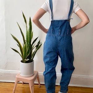 Vintage Pants & Jumpsuits - Vintage 90’s denim overalls with pearl buttons, S Vintage Pants & Jumpsuits - Vintage 90’s denim overalls with pearl buttons, S